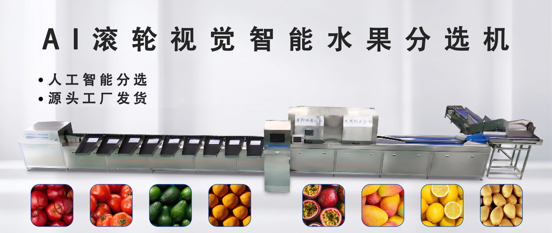滚轮式果蔬重量分选机